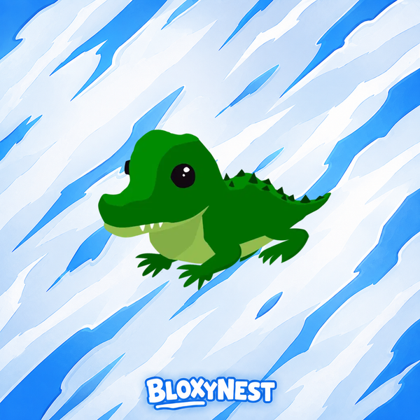 neon crocodile